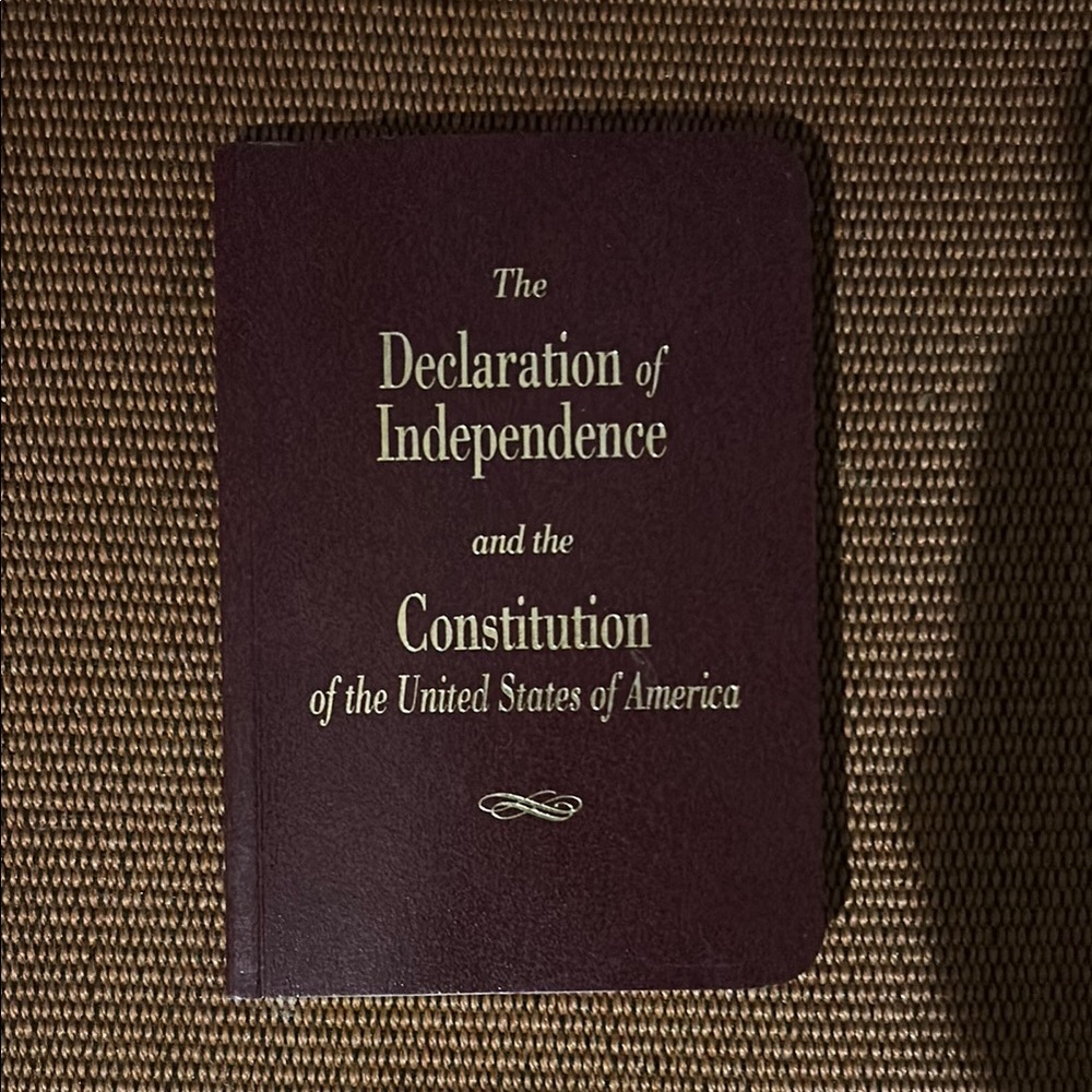 Burgundy Declaration and Constitution Book